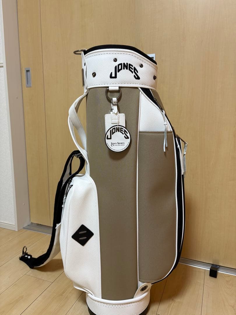JONES キャディバッグ ホワイト/ベージュ