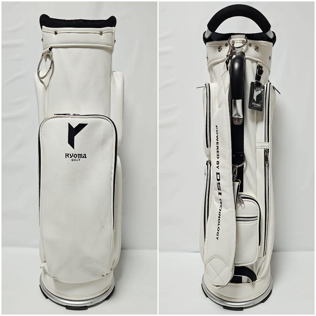 リョーマゴルフ 　軽量キャディバッグ 9インチ　 5分割　3.2kg　ホワイト