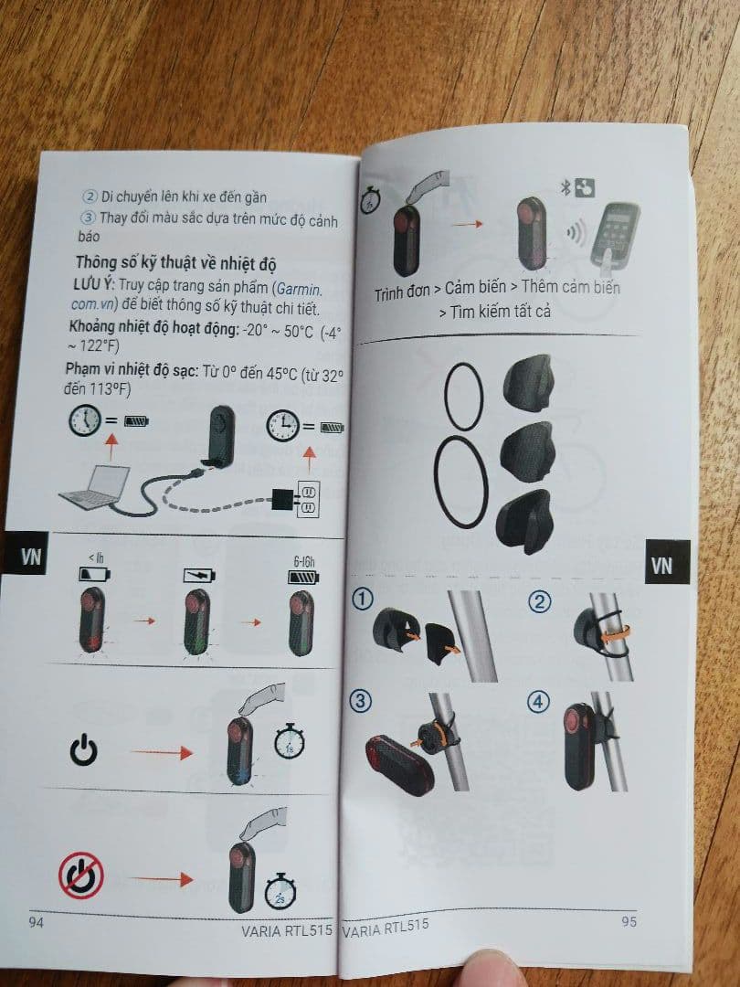 ほぼ未使用　Garmin Varia RTL515 リアビューレーダー他備品