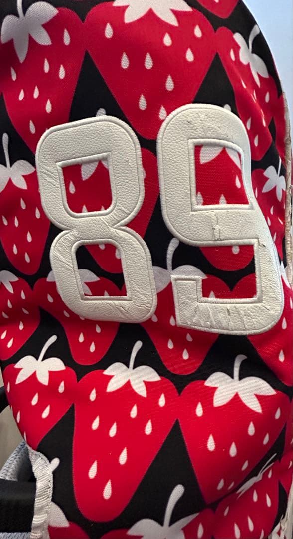 【人気モデル】PEARLY GATES キャディバッグ いちご柄　パーリーゲイツ