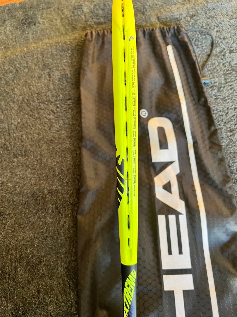 HEAD extreme liteテニスラケット イエロー