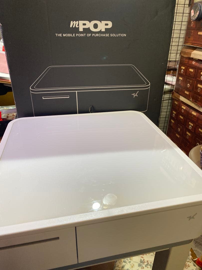 エアレジ mPOP ホワイト POP10 WHT JP キャッシュドロア