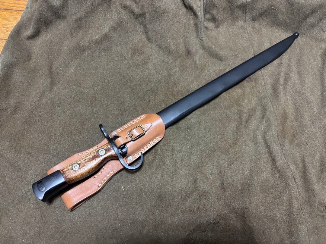旧日本軍 三十年式銃剣 三八式歩兵銃 中田商店剣差付き