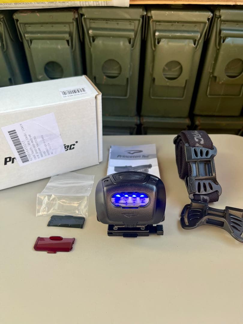 米軍放出未使用品アメリカ製 Princeton4色 タクティカル ヘッドランプ②