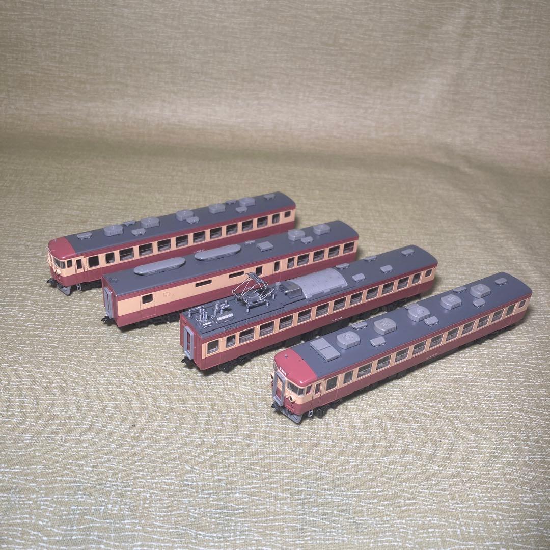 ましゃーTOMIX 455/475系サハシ入4輌セット(ジャンク)