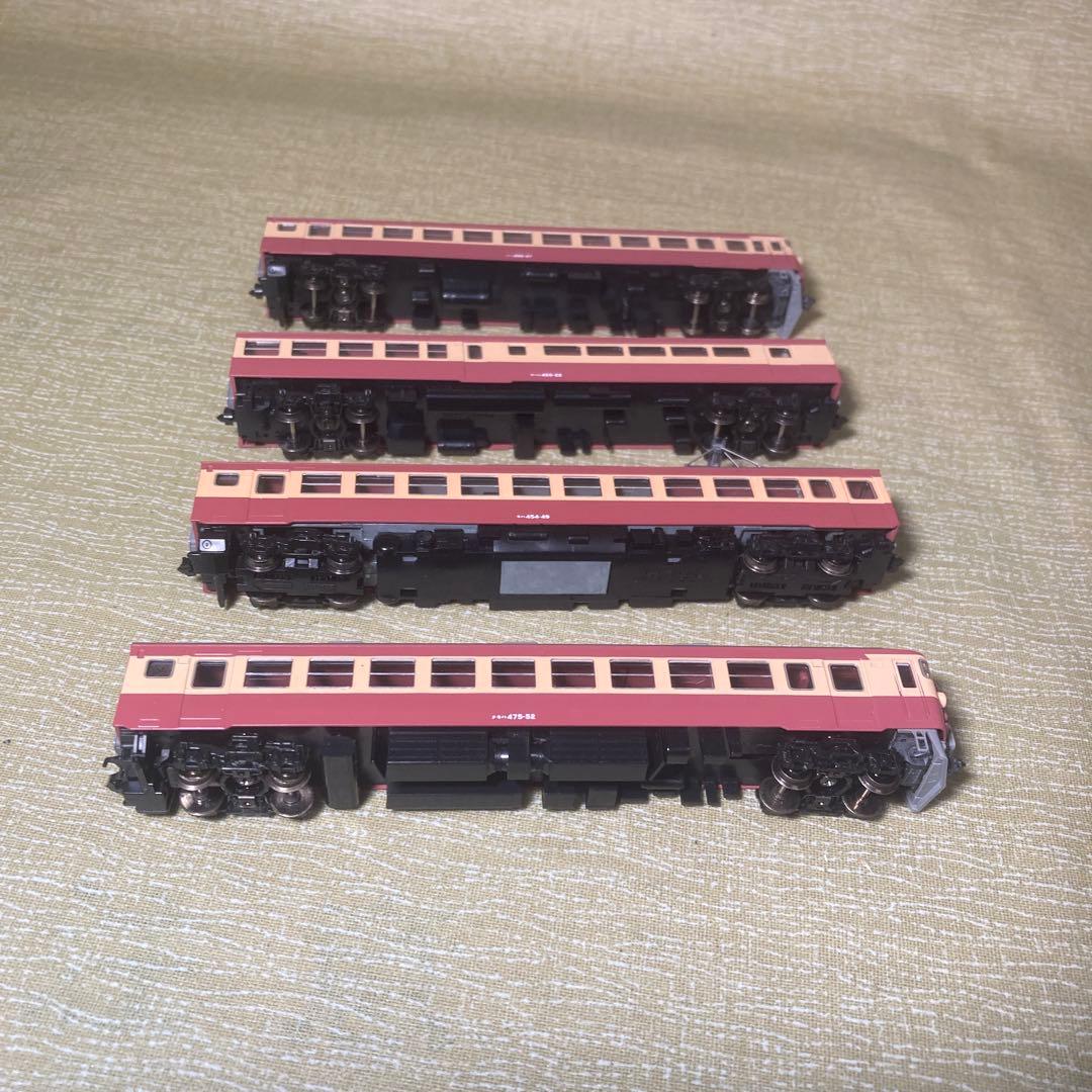 ましゃーTOMIX 455/475系サハシ入4輌セット(ジャンク)