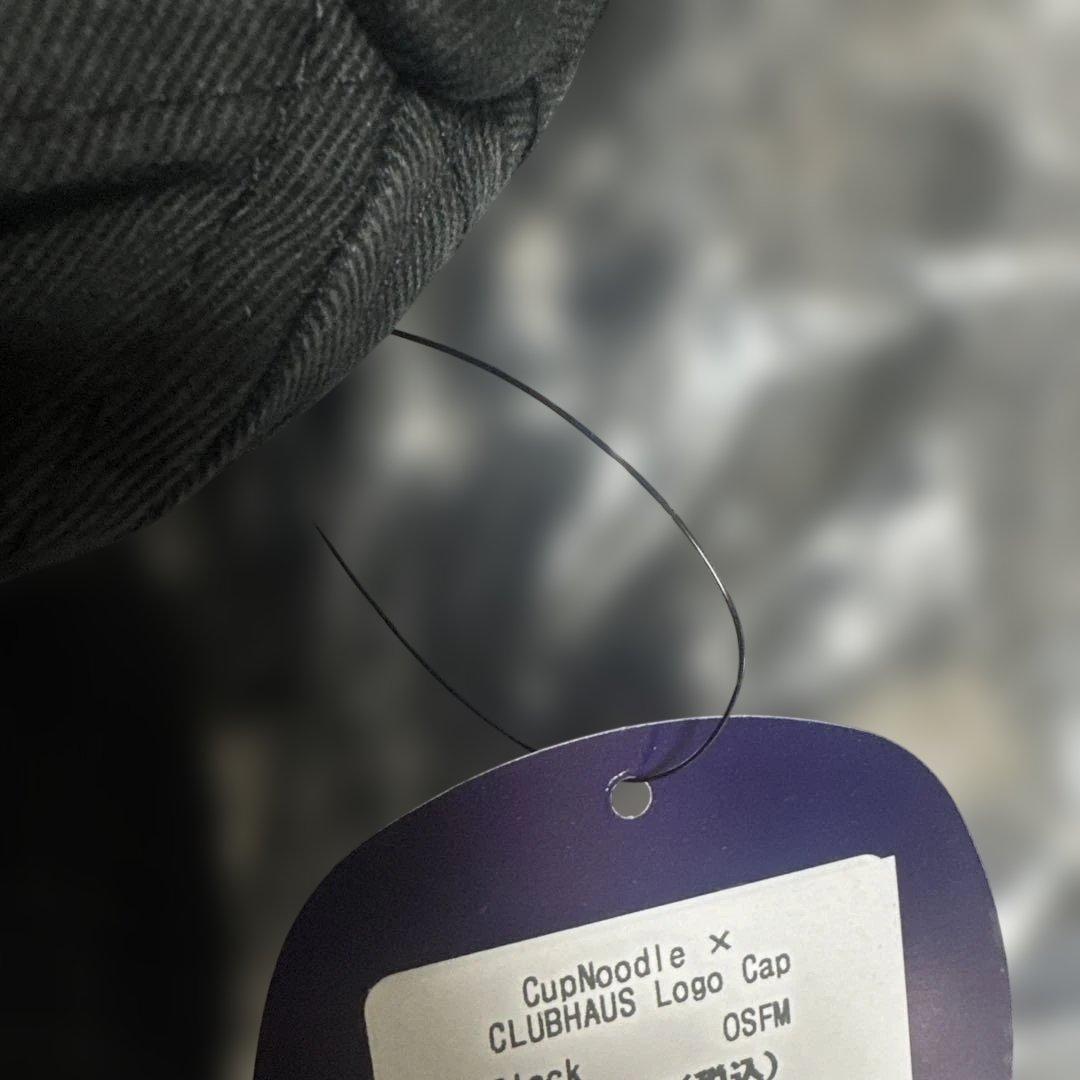 メンズウェア clubhaus cupNoodle logo cap