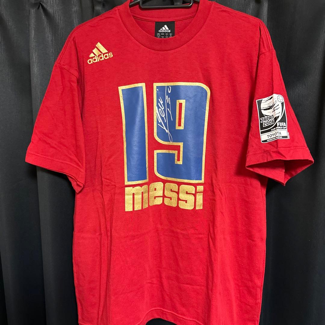 メッシ　直筆サイン入り　クラブワールドカップ　2006 バルセロナ　当選書付き