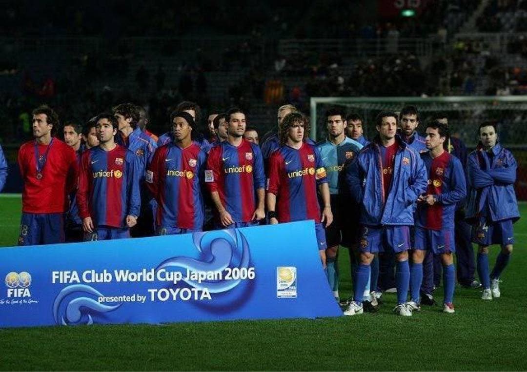 メッシ　直筆サイン入り　クラブワールドカップ　2006 バルセロナ　当選書付き