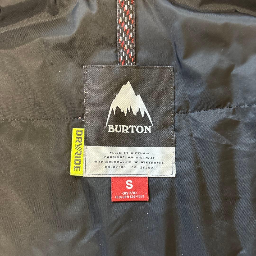 BURTONスノーウエアキッズ上下Sサイズ