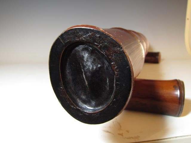 蛤谷空斎 煤竹結界 裏千家 十五代 鵬雲斎花押の逸品! n564