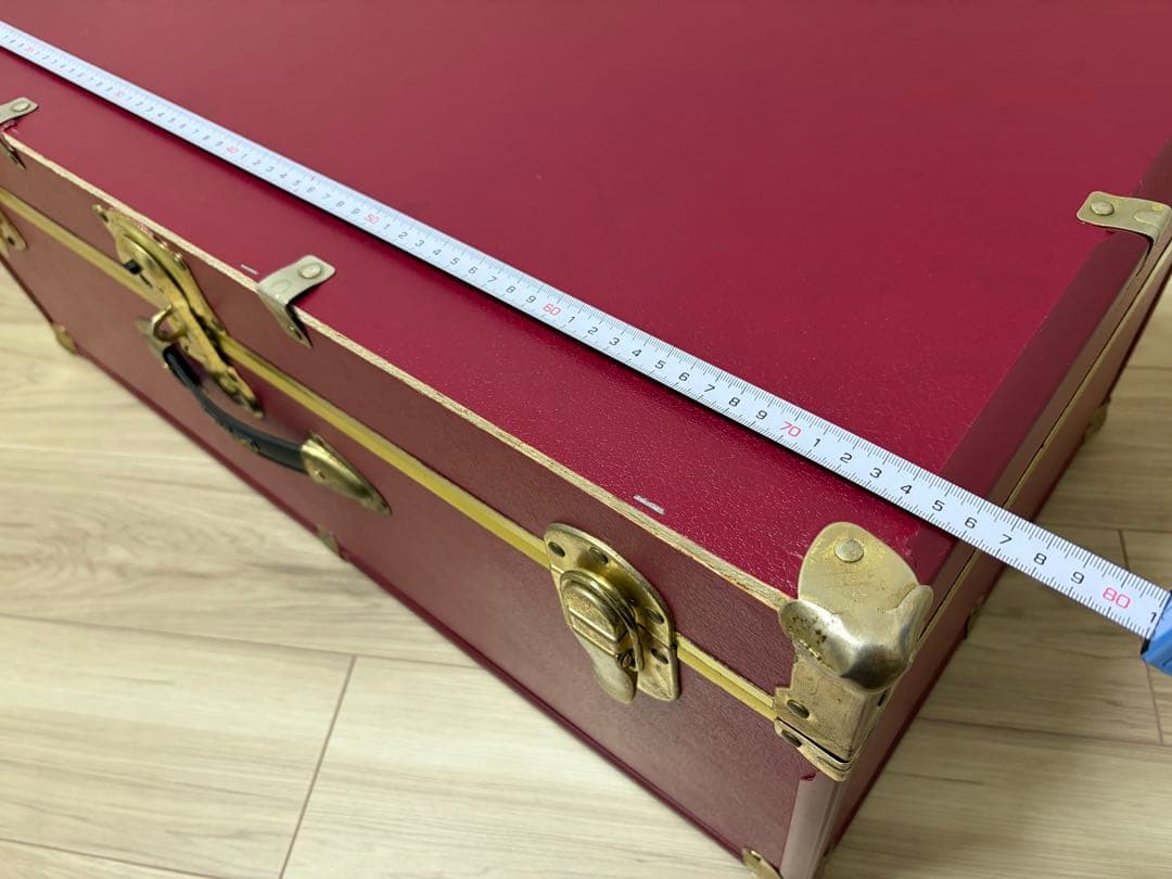 【レア】SEWARD（スワード） トランク 収納箱 ヴィンテージ風 ワインレッド