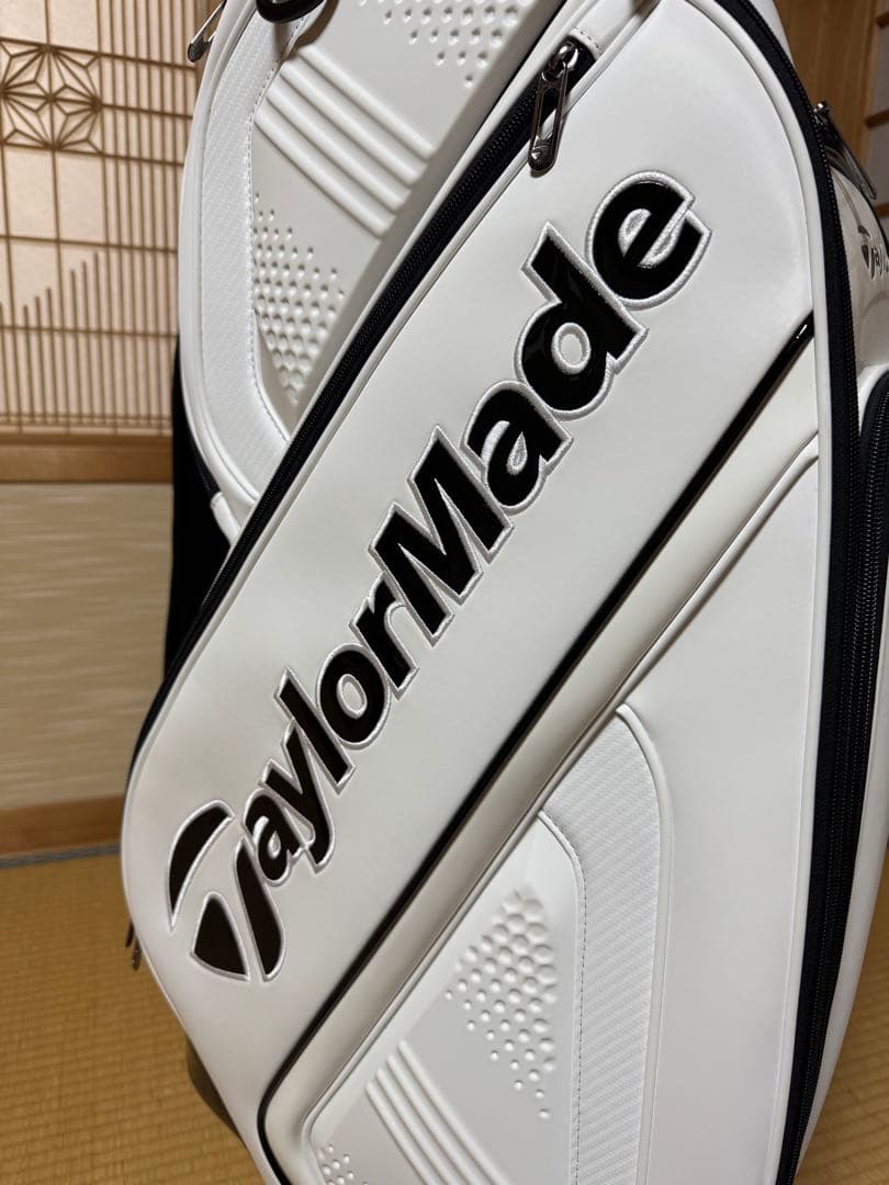 【新品・未使用】TaylorMade ホワイト キャディバッグ