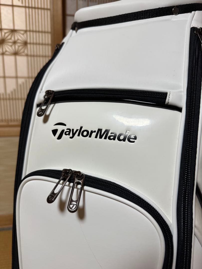 【新品・未使用】TaylorMade ホワイト キャディバッグ