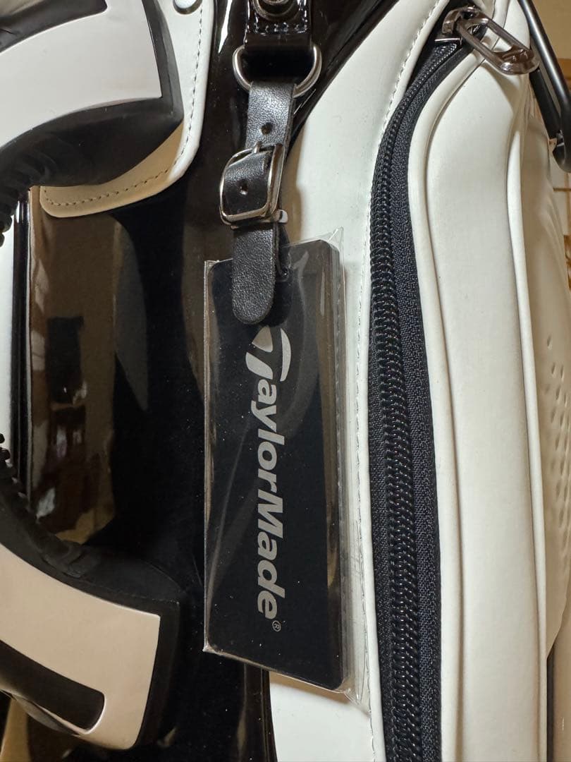 【新品・未使用】TaylorMade ホワイト キャディバッグ