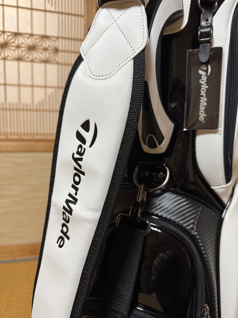 【新品・未使用】TaylorMade ホワイト キャディバッグ