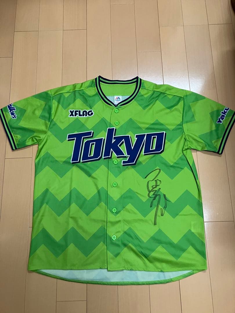 つば九郎　直筆サイン　ユニフォーム　レプリカ　東京ヤクルトスワローズ　クルー