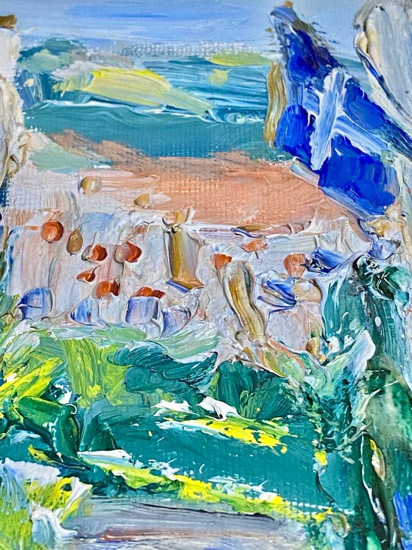 桜井慶治　風景画　油彩　真作