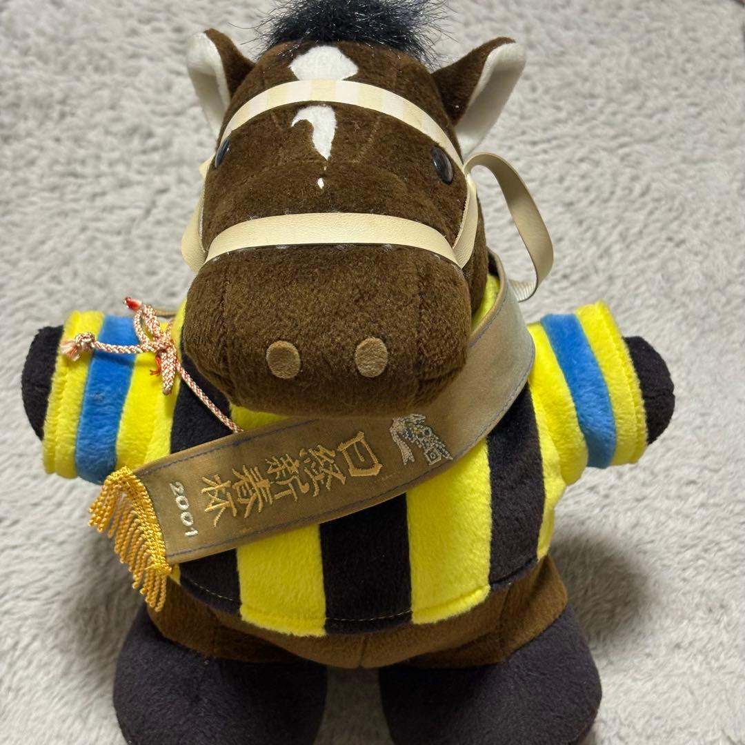 タグ付き✧*。日経新春杯2001 ステイゴールド号 ぬいぐるみ