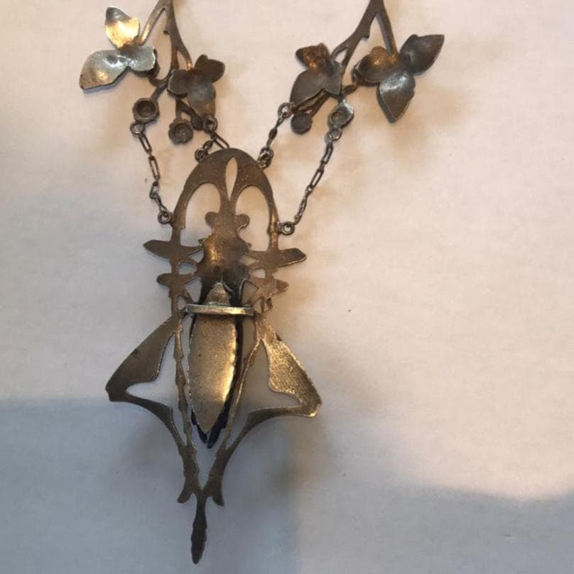 アールヌーボー　ネックレス