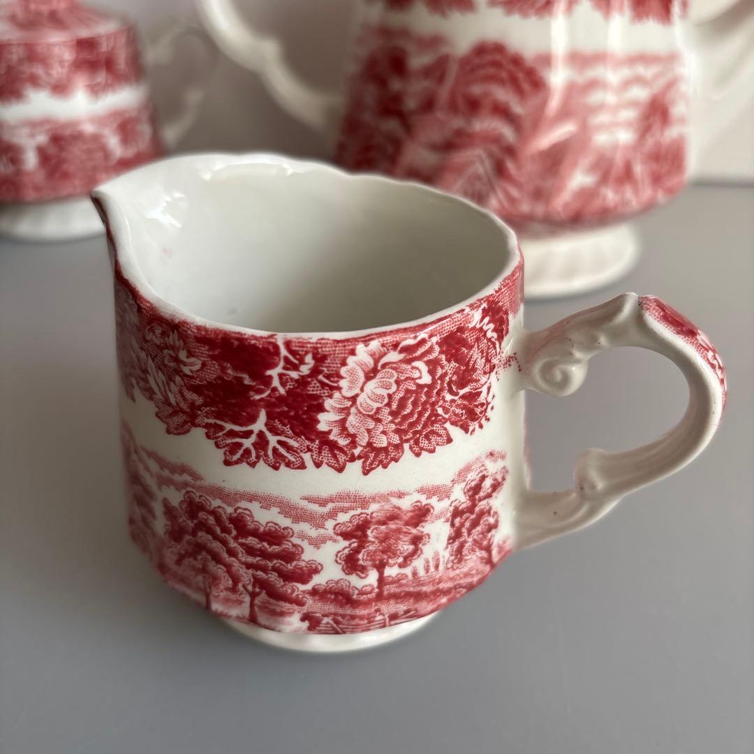 Wood&Sons/ティーポット/クリーマー/シュガーポット/3点セット