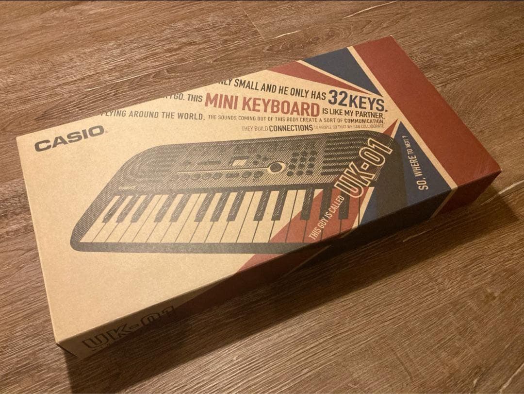 CASIO UK-01 ミニキーボード／ACアダプター付き［美品］