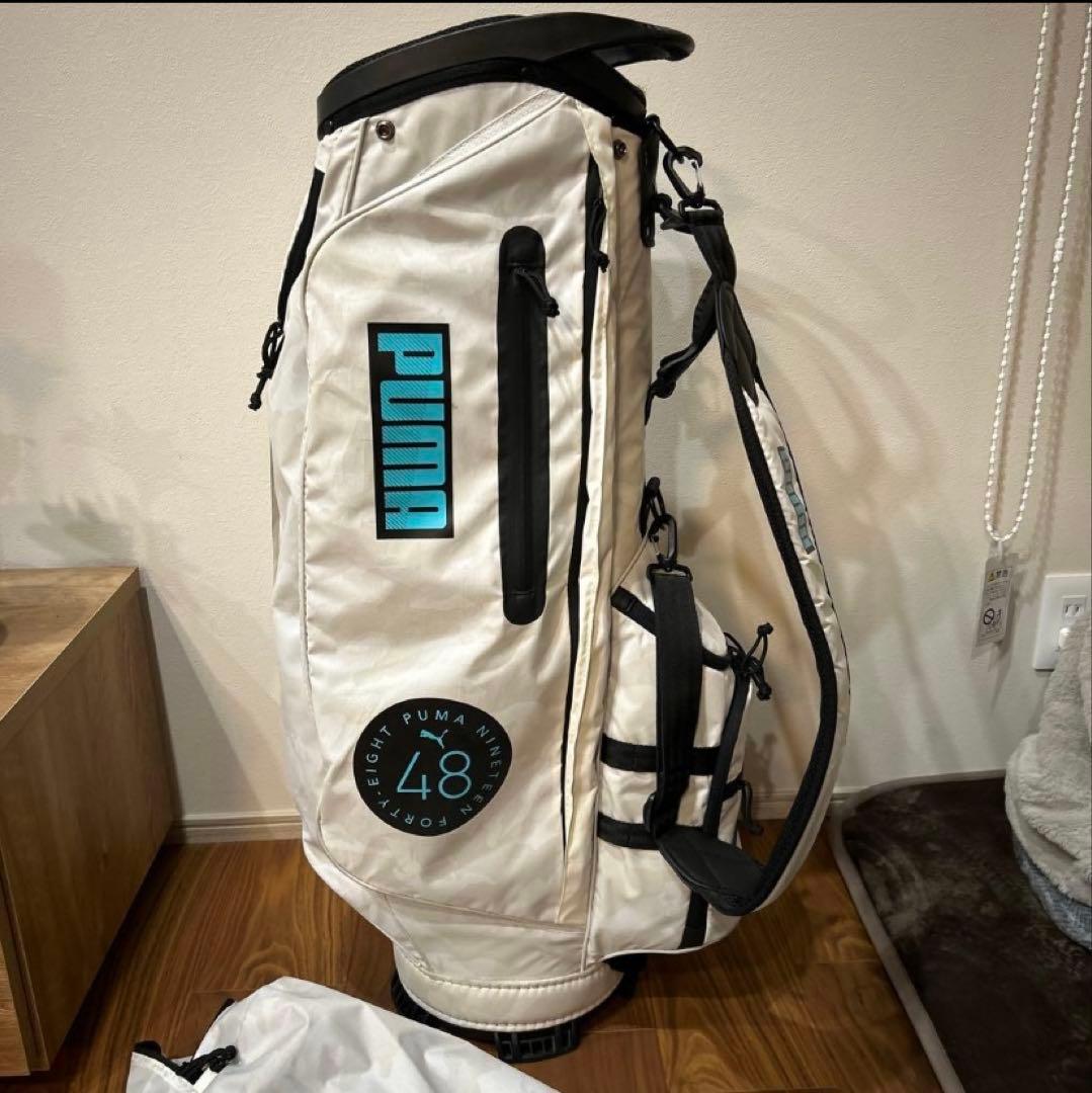 PUMA プーマ 軽量 9.5型 6分割 キャディバッグ カモフラージュ柄