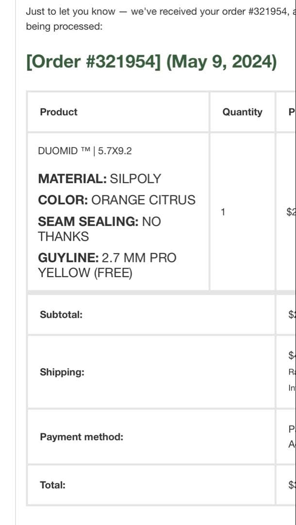 テント・タープ Mountain Laurel Designs / DUOMID