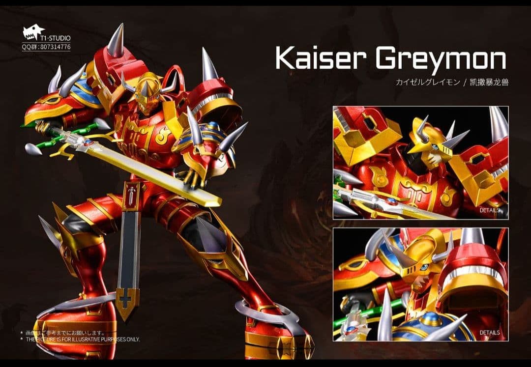 カイゼルグレイモン　ガレージキット　フィギュア　T1　ran_s