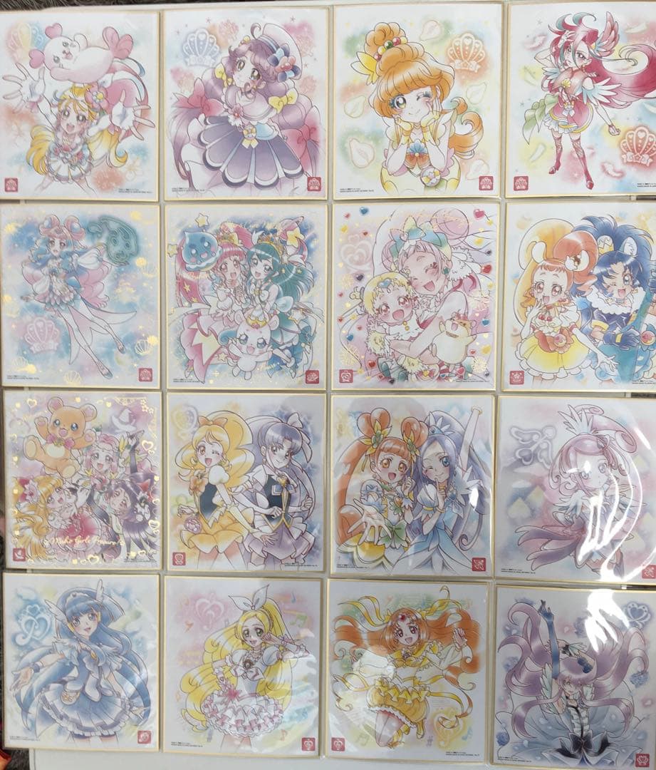 プリキュア色紙ART1〜5 コンプリートセット