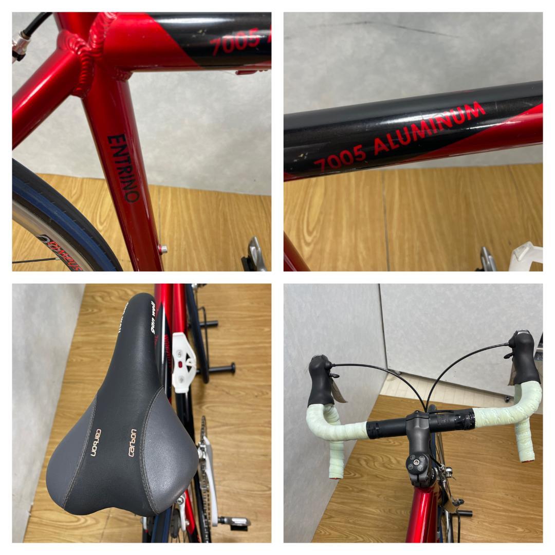 SS★976 GAN WELL ロードバイク ENTRINO レッド・ブラック
