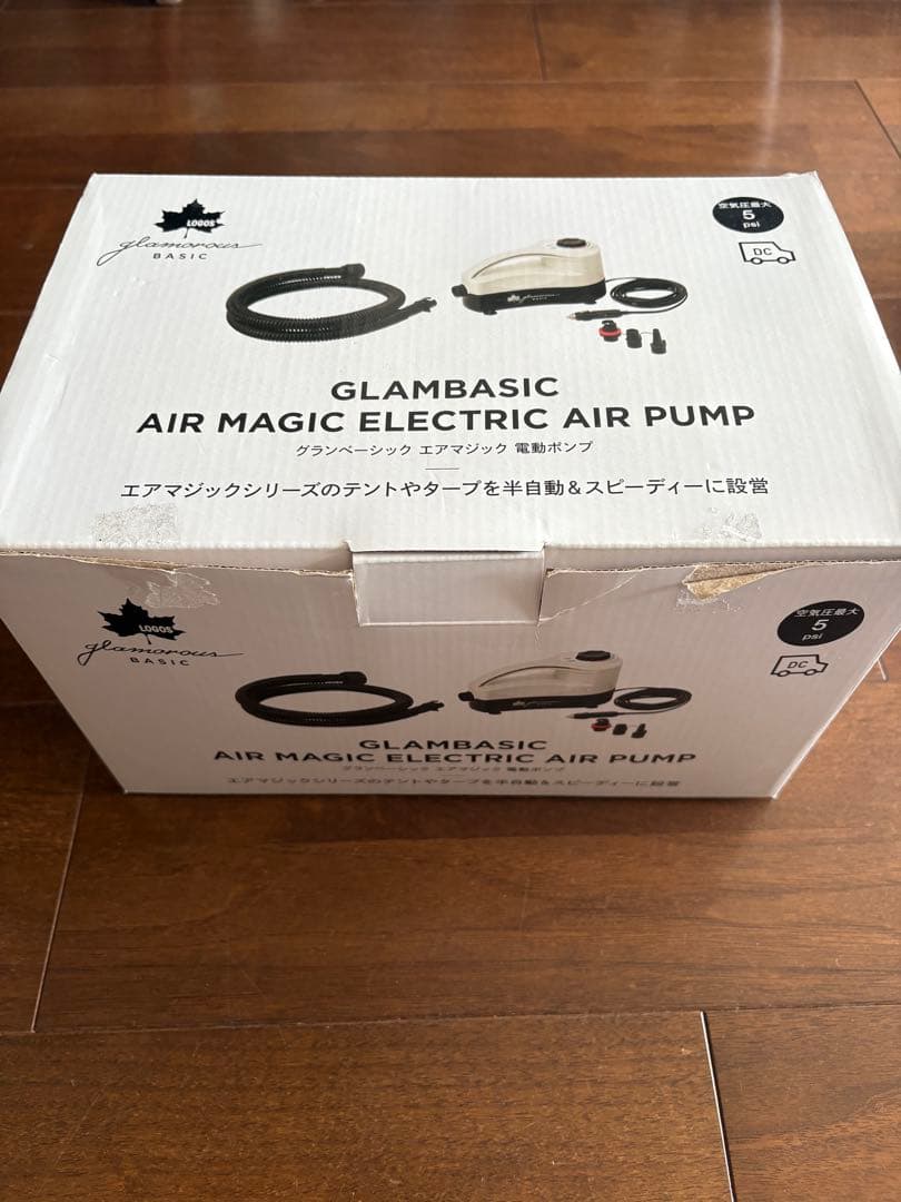 新品未使用　LOGOS エアマジック　電動ポンプ