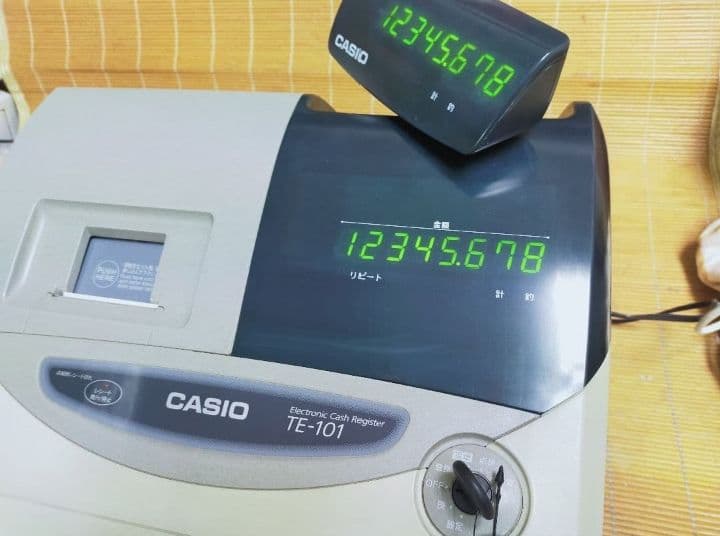 カシオレジスター　TE-101　フル設定無料　長期使用可能　660117