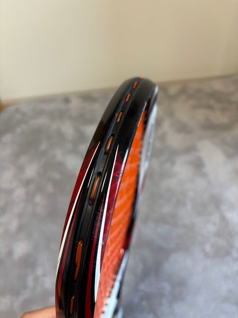 ソフトテニスラケット ヨネックス　ネクシーガ90s ホワイト/ブラック/レッド