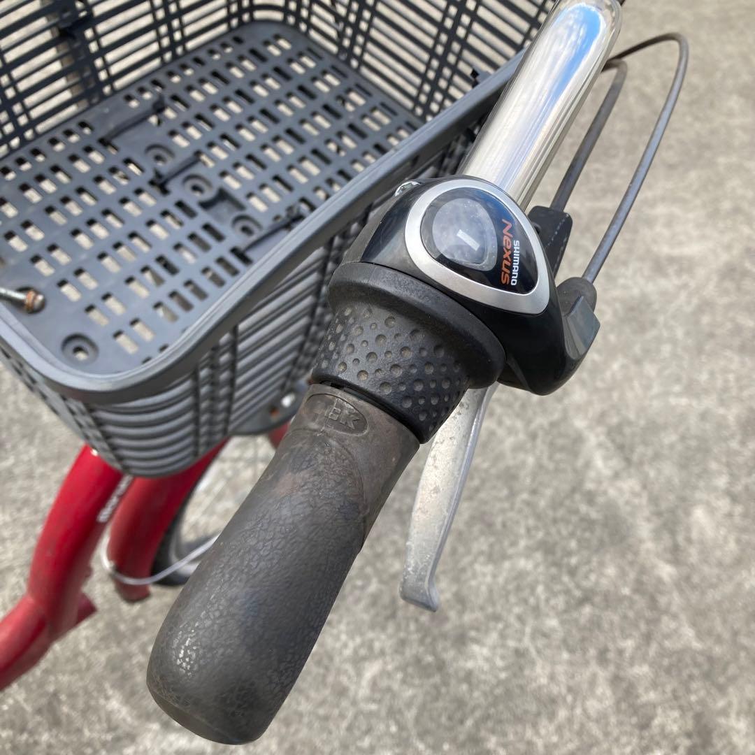 丸石サイクル ふらっかーず 赤 20インチ 子供乗せ自転車 非電動 マルイシ