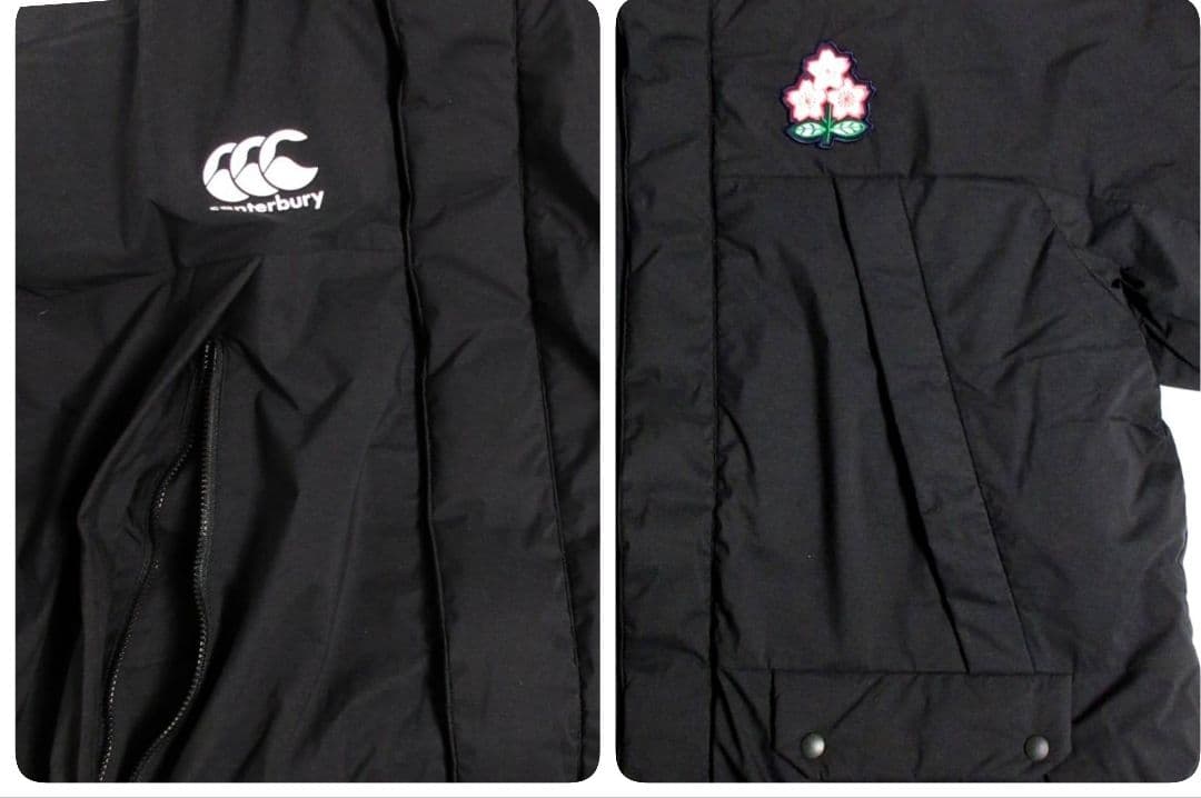 Canterbury 日本ラグビー 防寒ロングコート Lサイズ