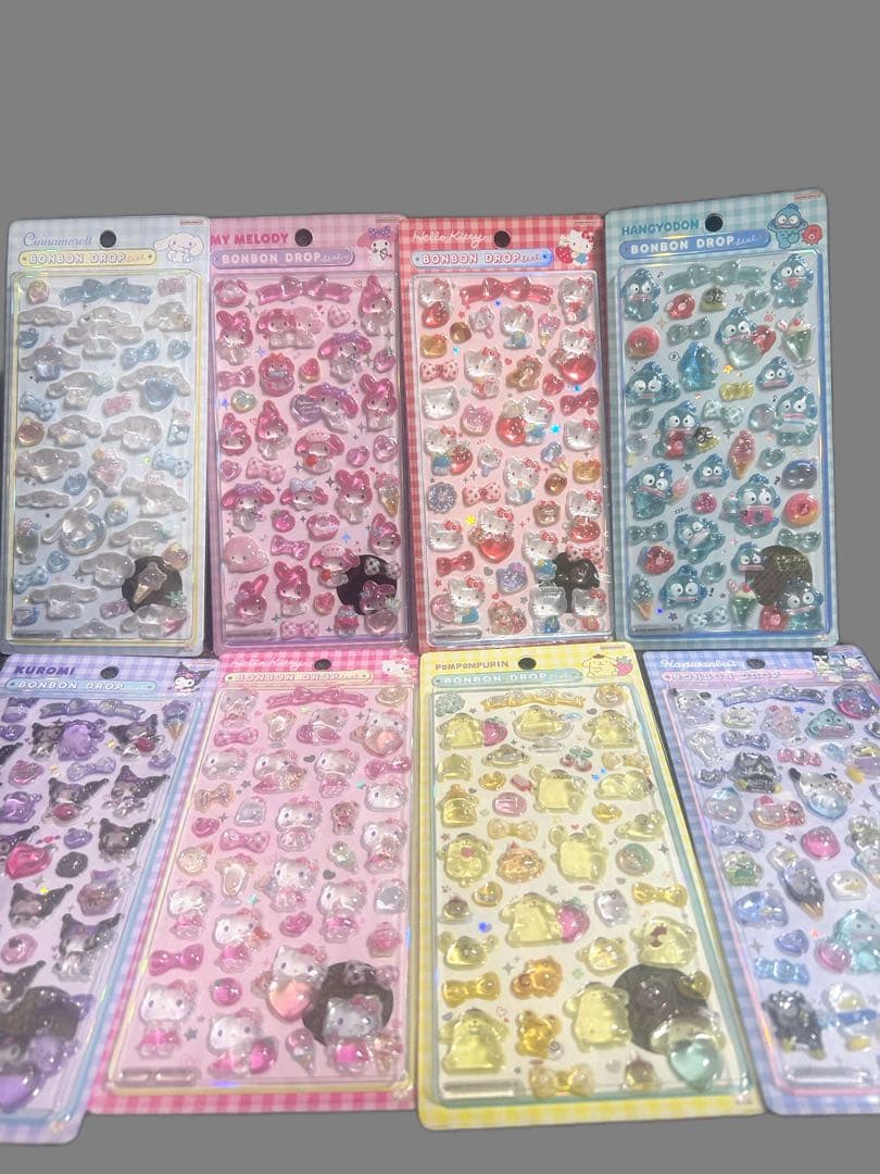 【正規品】ボンボンドロップシール サンリオ　第2弾 8種セット
