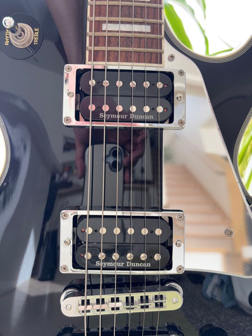 お正月限定値下げ！！　新品セイモアダンカン搭載　Burnyレスポールカスタム