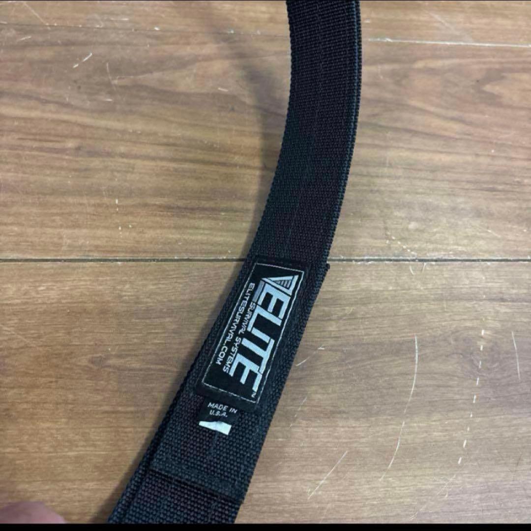 米軍　ELITE ガンファイターベルト　MEDIUM ブラックUSA製　送料無料