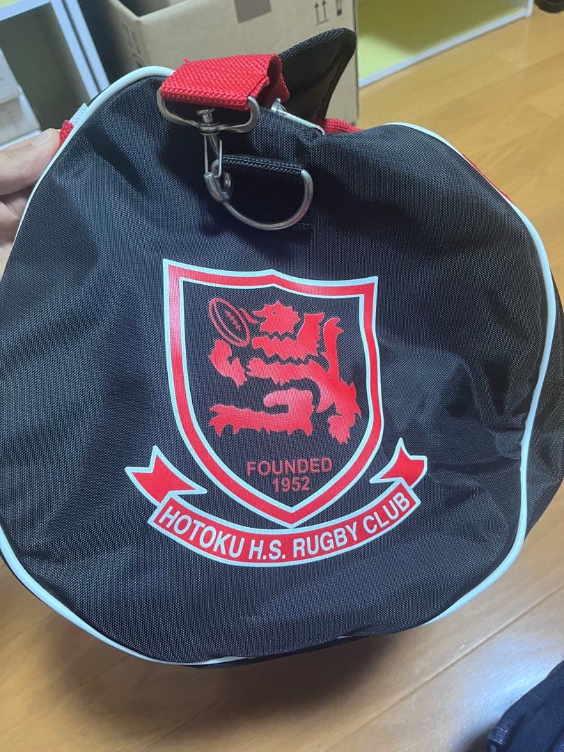 報徳学園ラグビー部　バッグ　RED LIONS