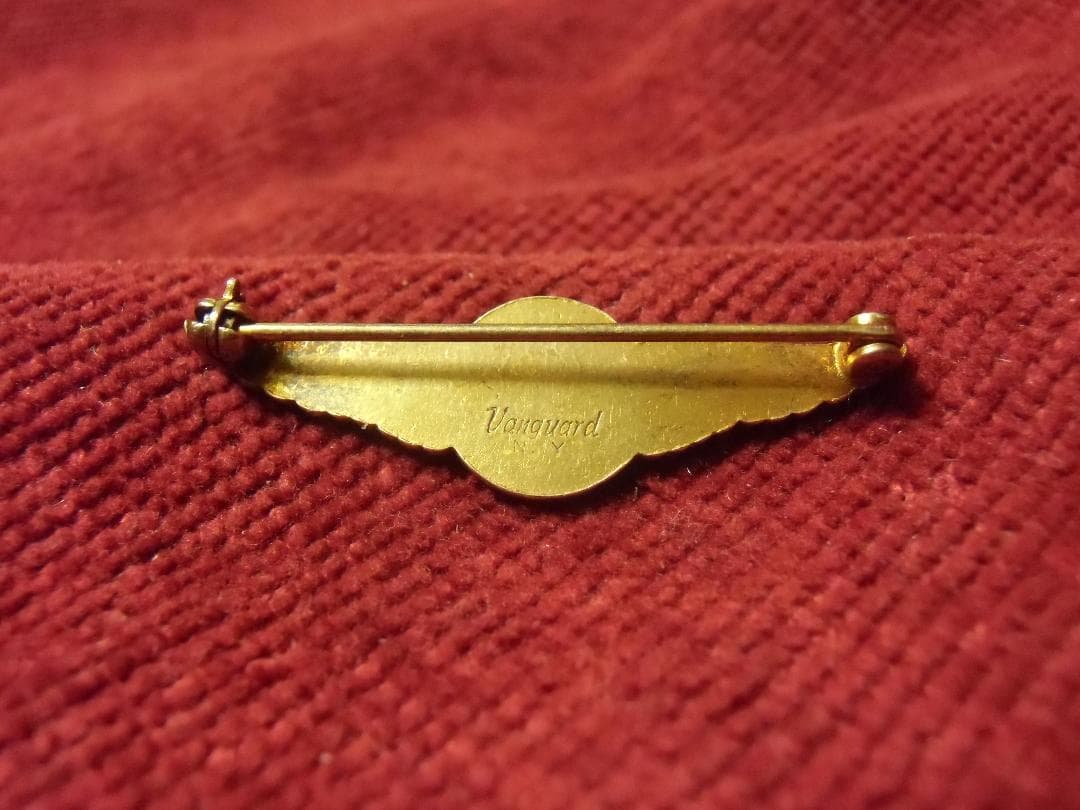 ★１９４０年代＊アメリカ軍＊海軍＊ギャリソンキャップ用オブザーバー章（実物）