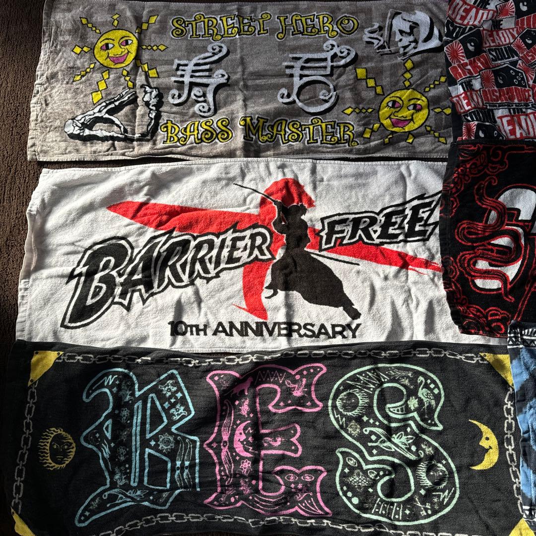 レゲエアーティスト　タオル各種