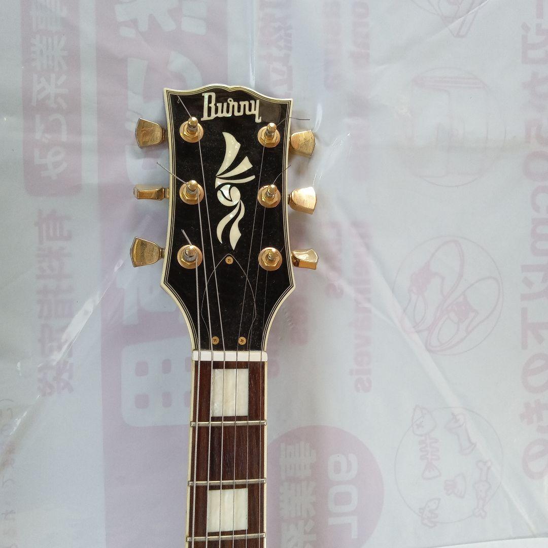 Burny ブラック エレキギター