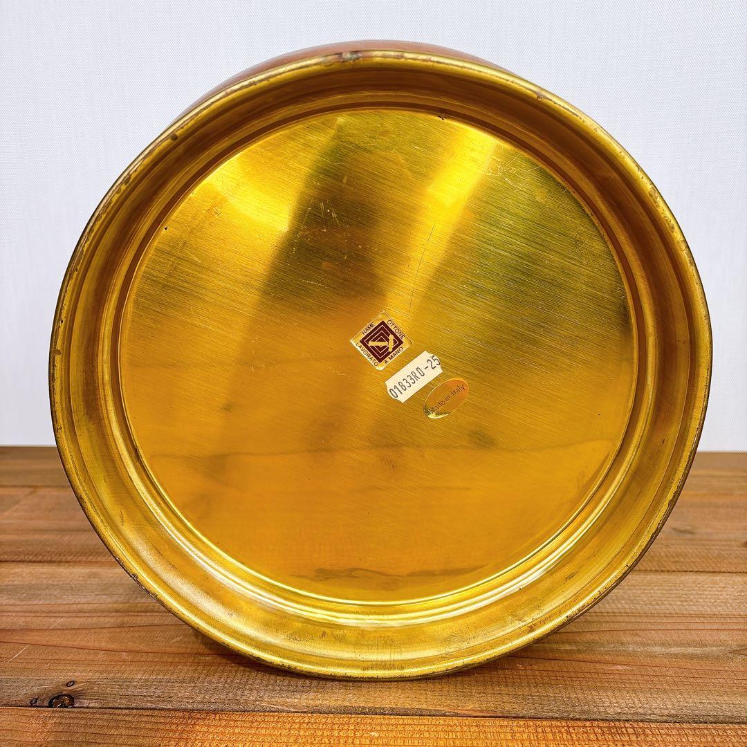 希少品 コッパーコールバケツ イタリア製 暖炉道具 石炭 炭入 ファイヤーツール