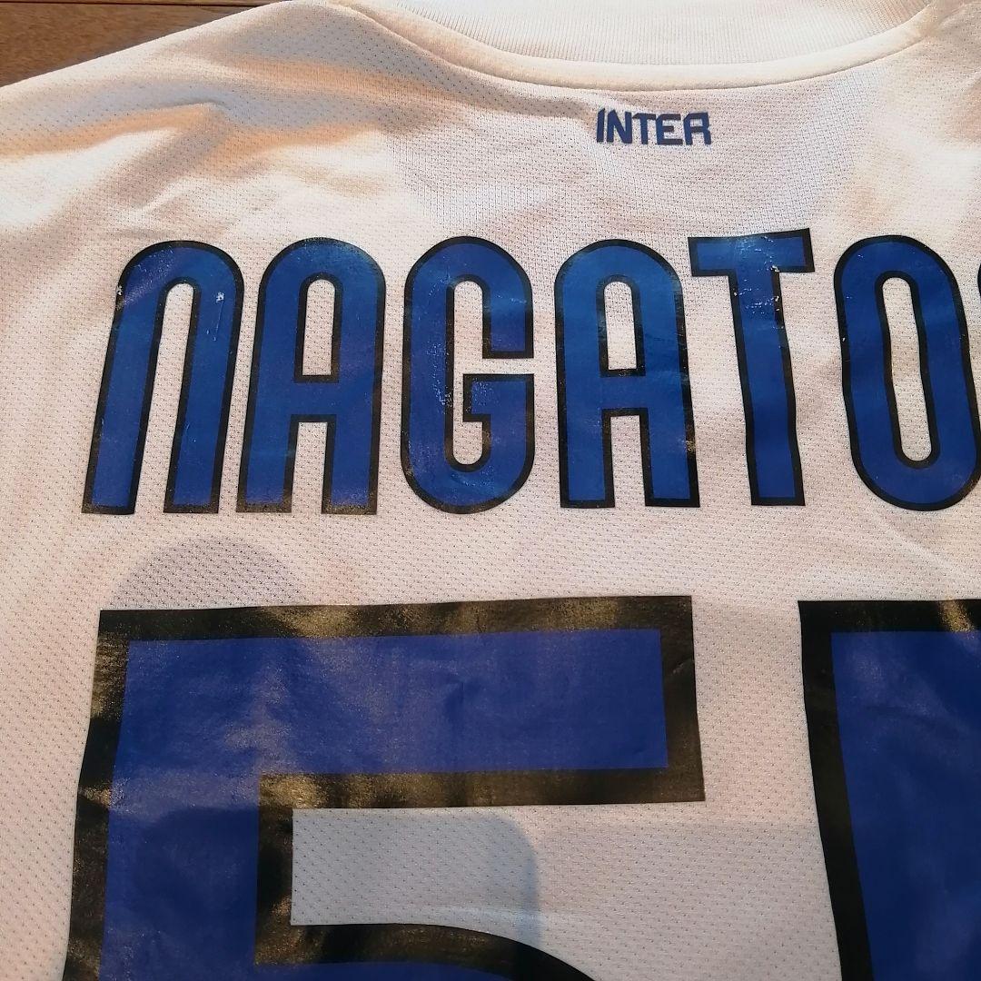 新品正規タグ付 インテル 長友佑都 3冠パッチ付 オーセンティック ユニフォーム