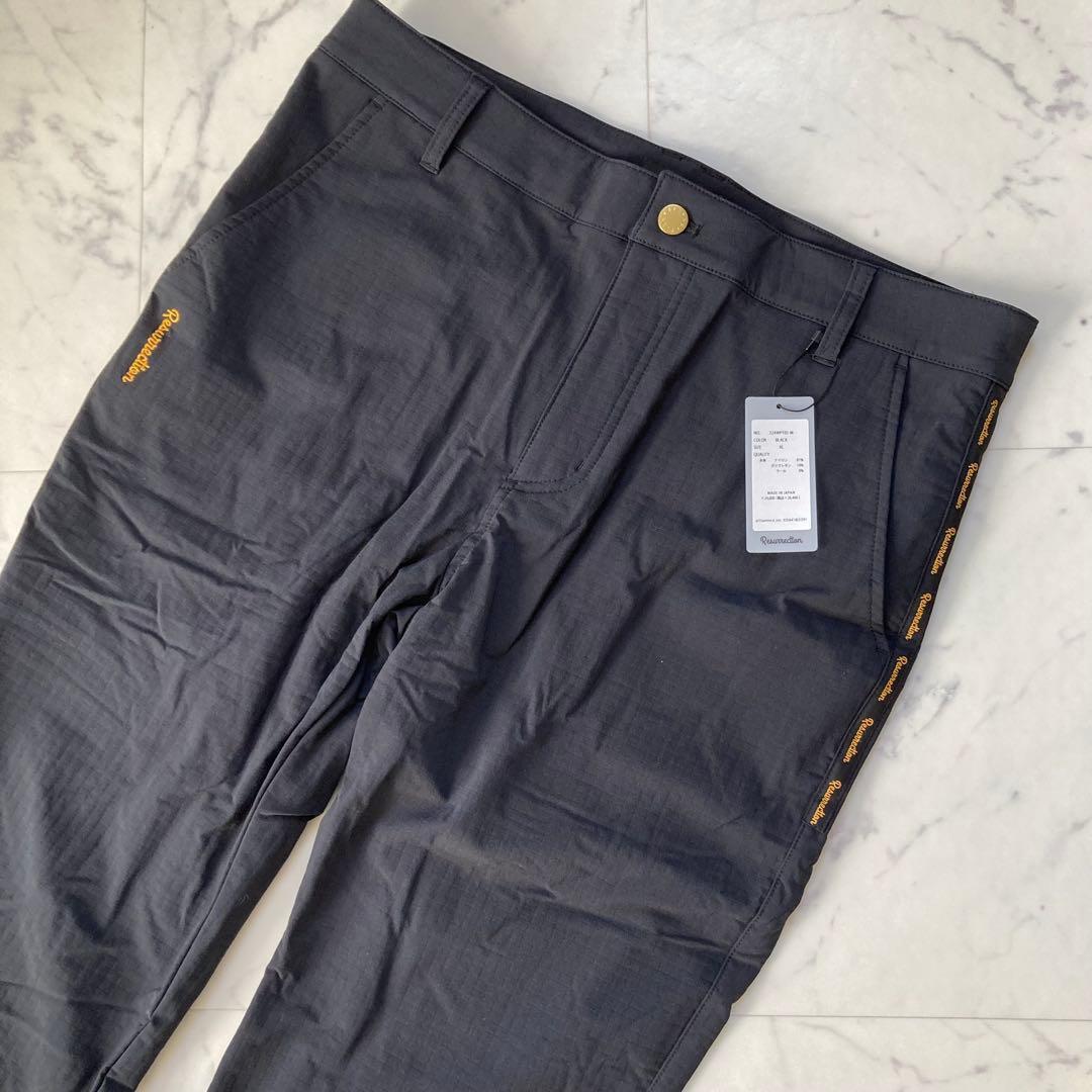 定価26400円【新品】メンズXL レザレクション 裏起毛フリースパンツ 黒