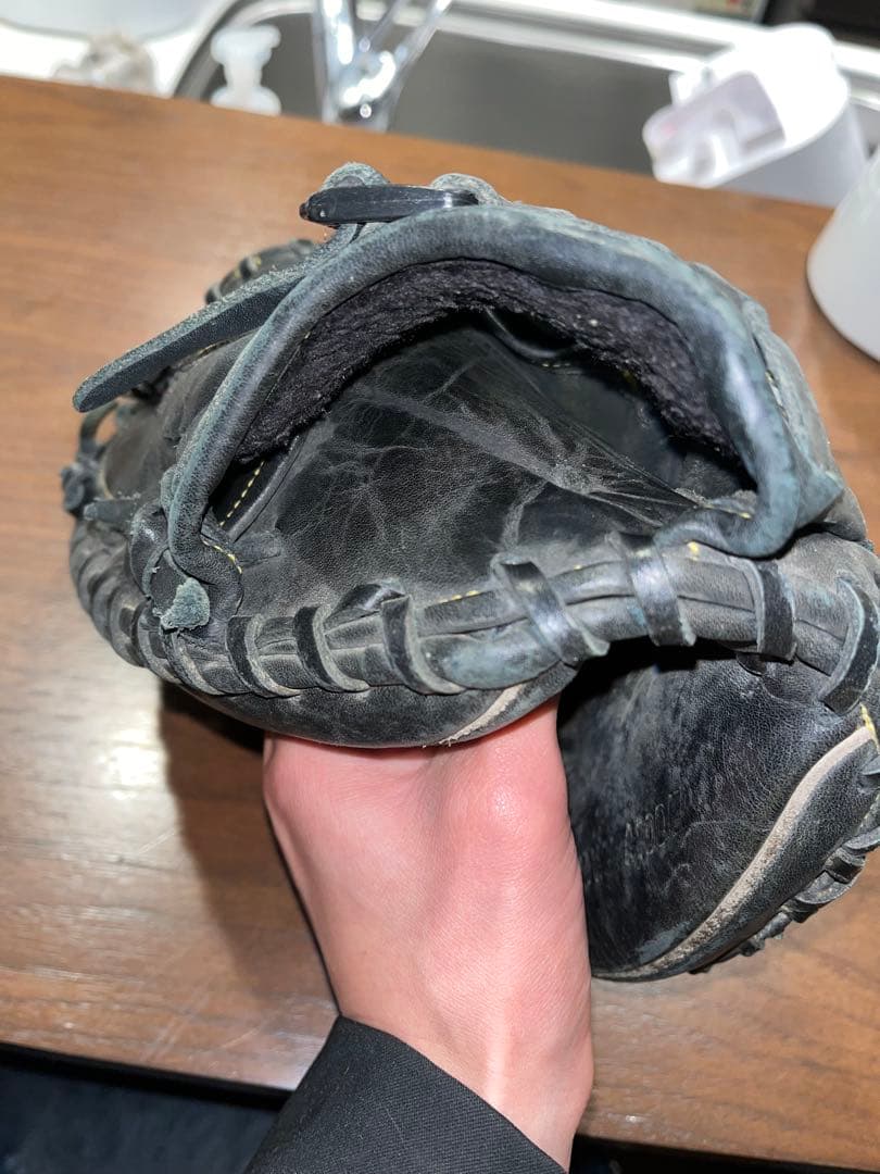 キャッチャーミット少年野球、左利き(右手用)ハタケヤマ