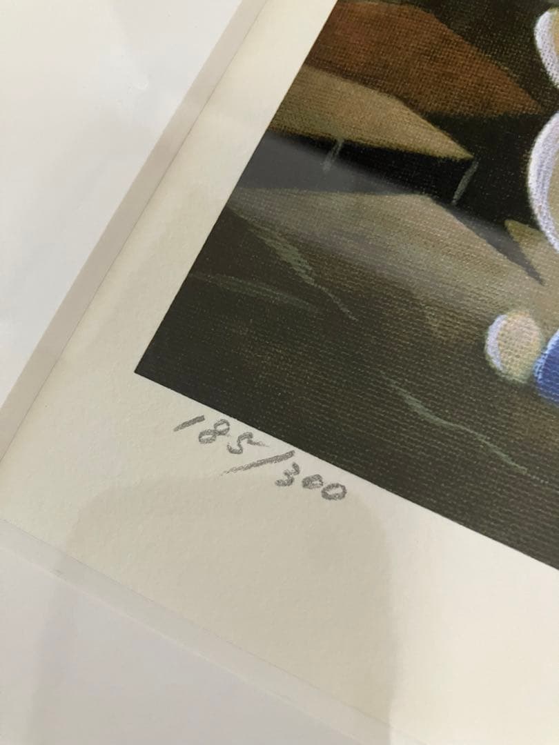 GKアンパンマン やなせたかし ジグリー版画 185/300 直筆サイン