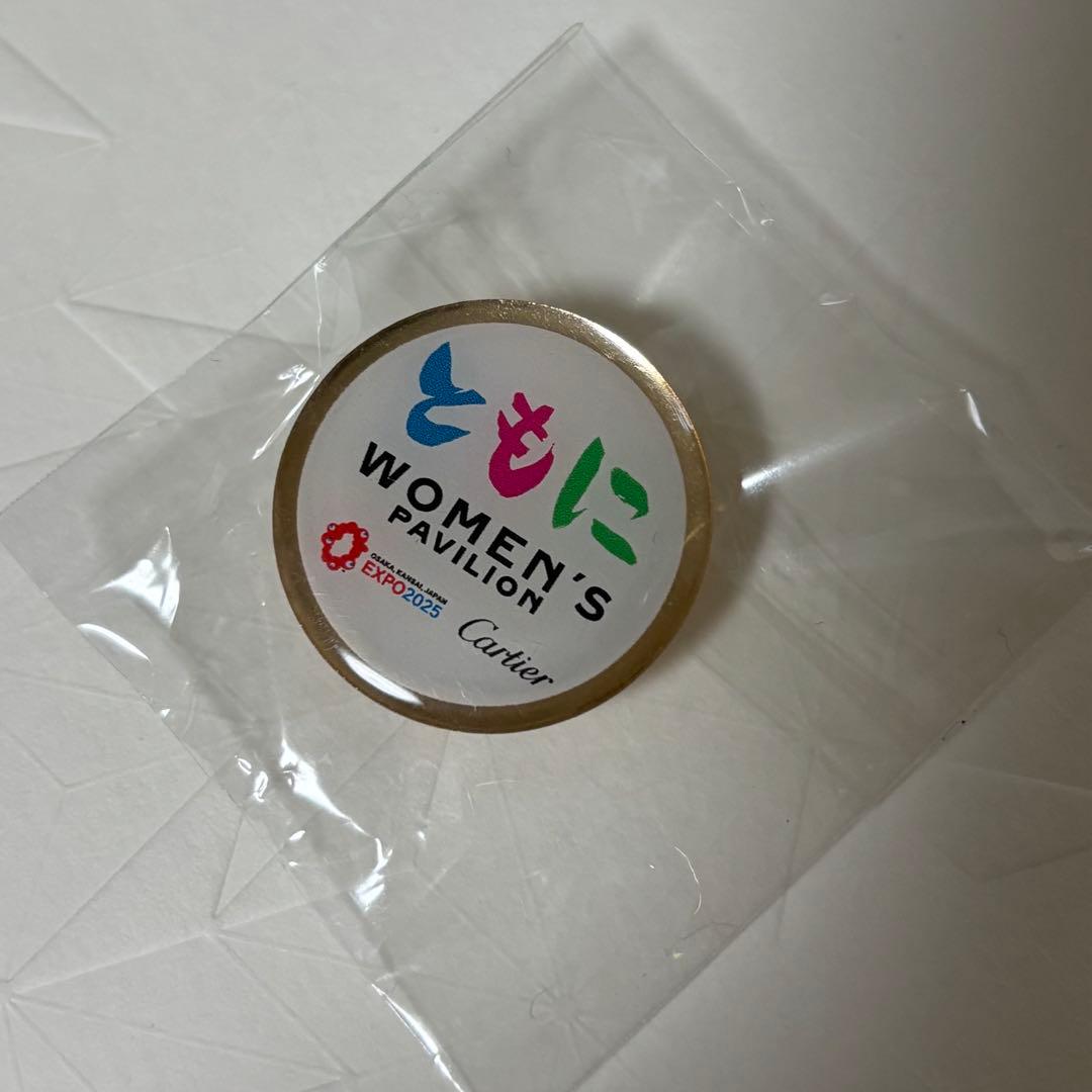 【早い者勝ち！激レア非売品】大阪関西万博ウーマンズパビリオンカルティエピンバッジ