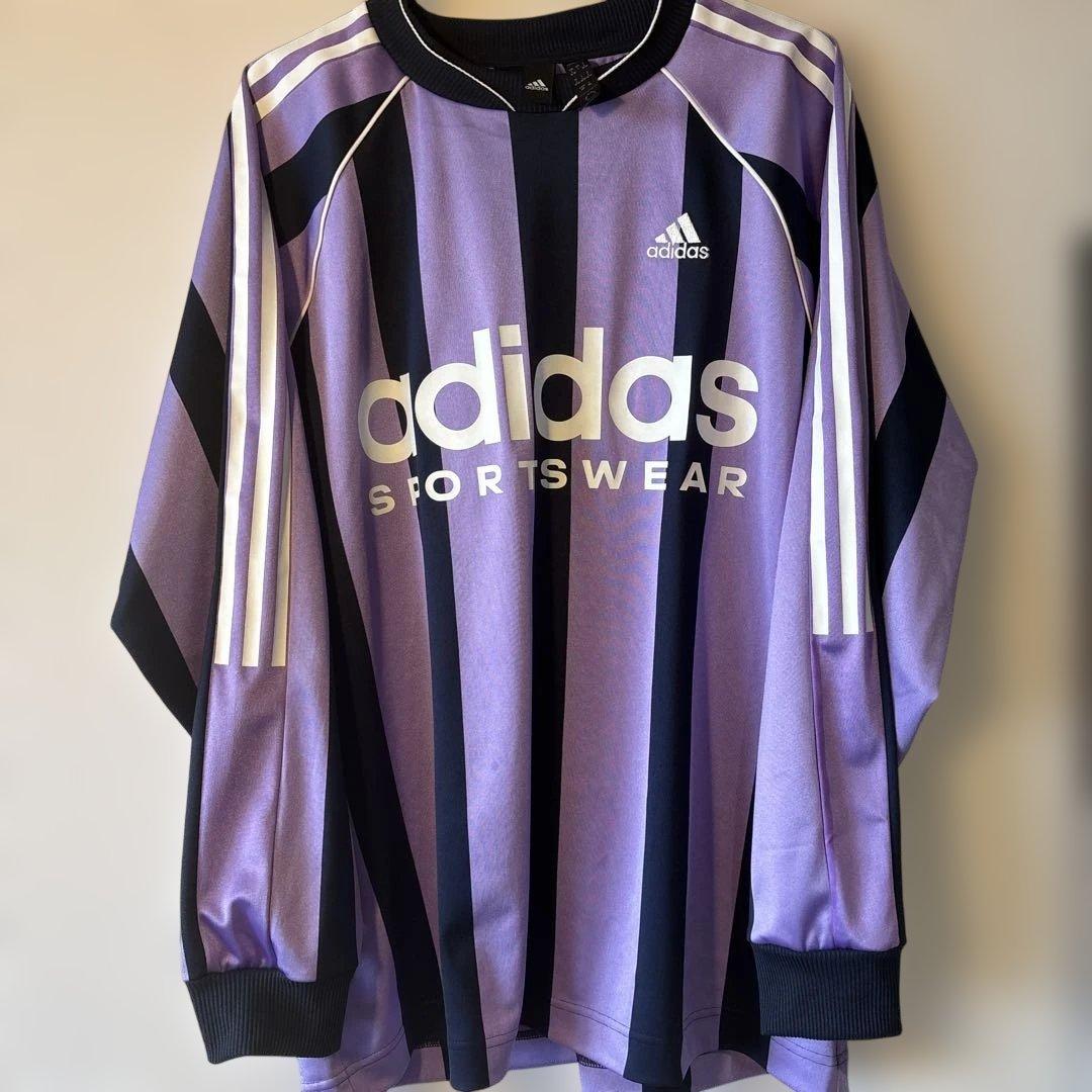 【海外限定】adidas スポーツウェア L 紫/黒